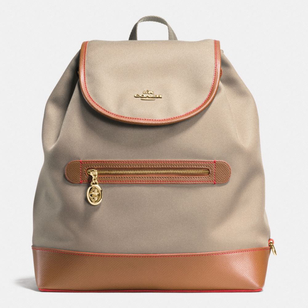 coach canvas backpack