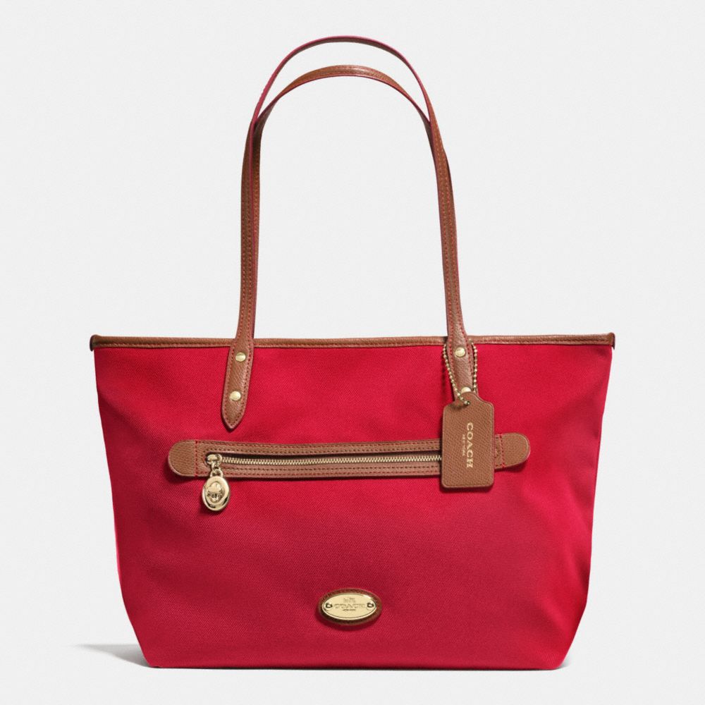 TOTE IN POLYESTER TWILL - IME8B - COACH F37336
