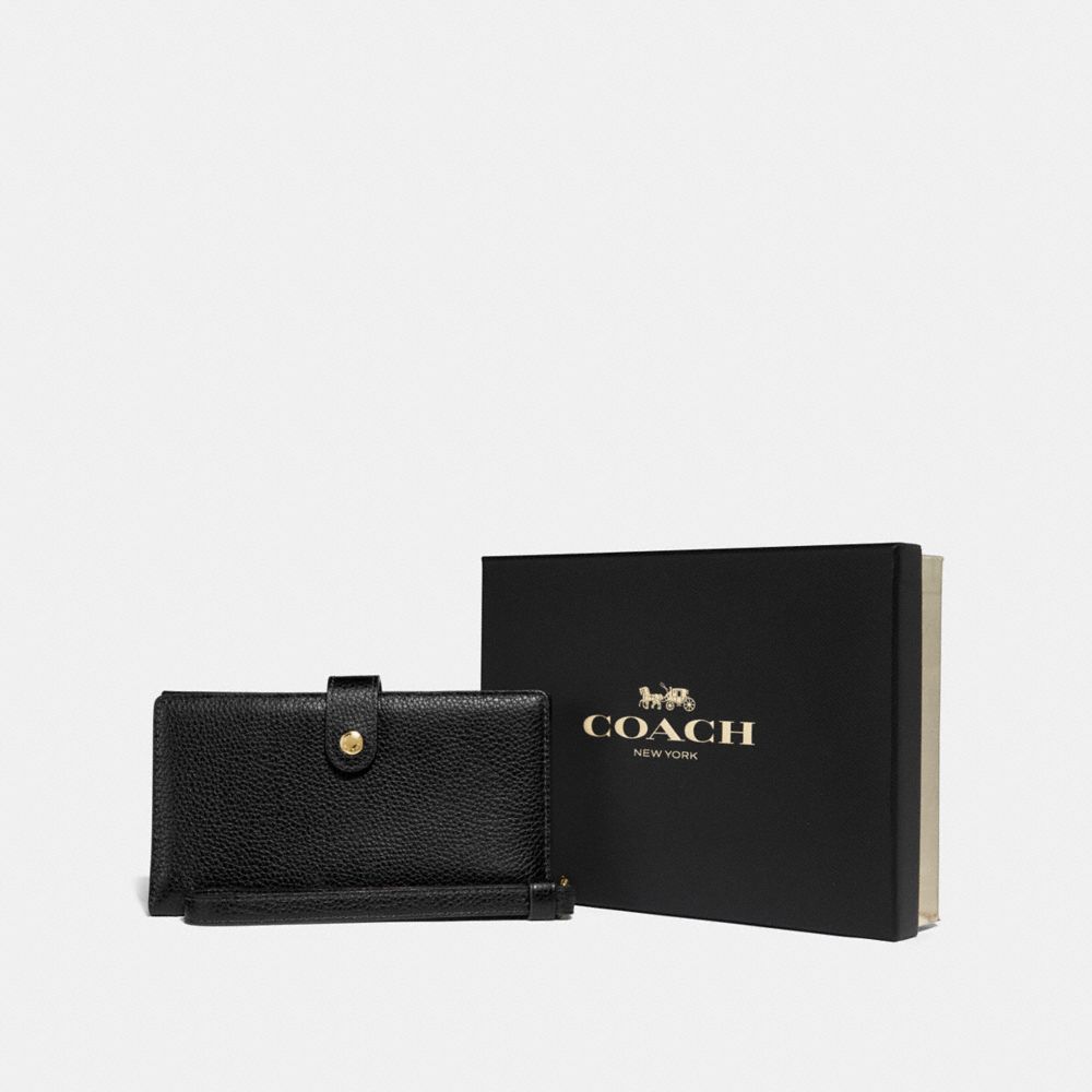 BOXED PHONE WRISTLET - LI/BLACK - COACH F37390