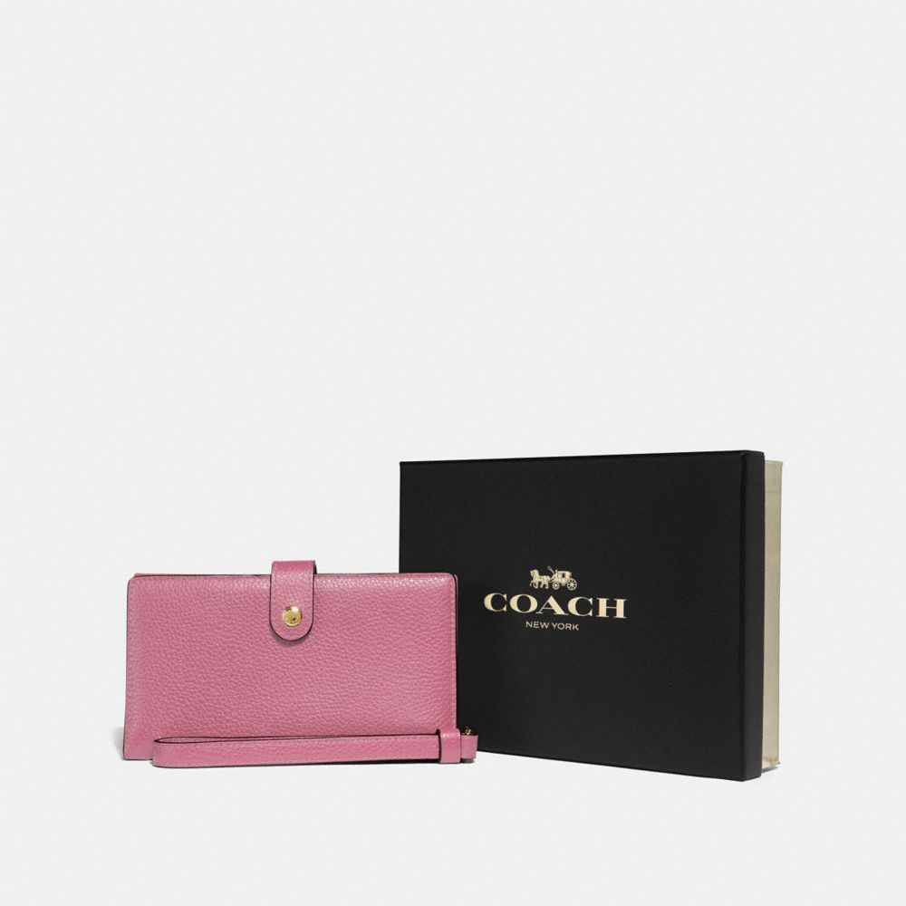 COACH F37390 - BOXED PHONE WRISTLET LI/ROSE