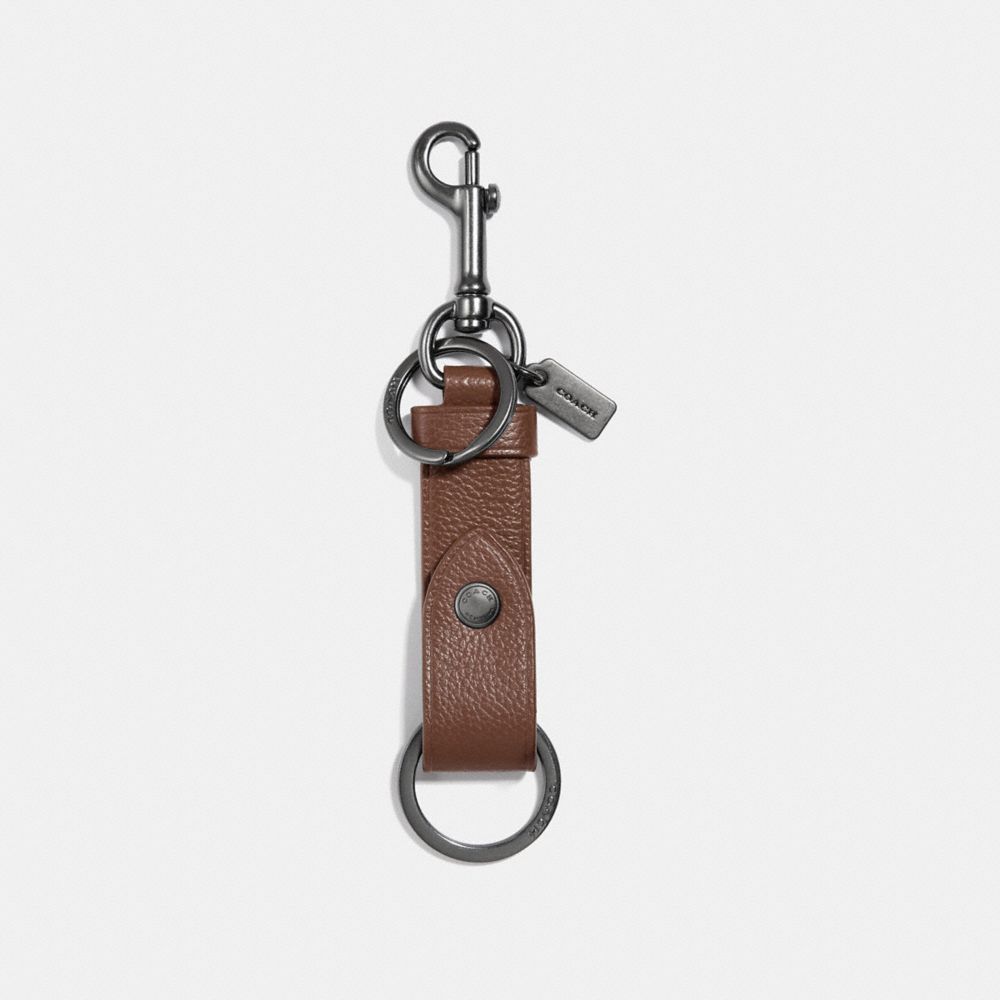 COACH F37533 - VALET KEY FOB - SADDLE | COACH MEN