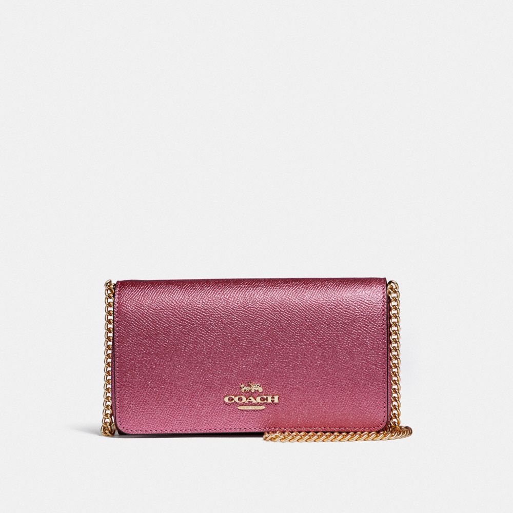 CROSSBODY - METALLIC ANTIQUE BLUSH/LIGHT GOLD - COACH F37570