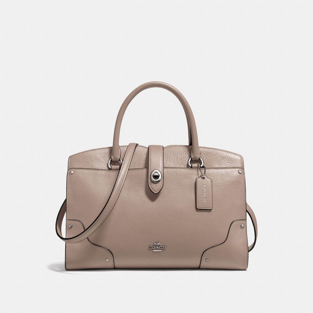 COACH F37575 - MERCER SATCHEL 30 STONE/SILVER