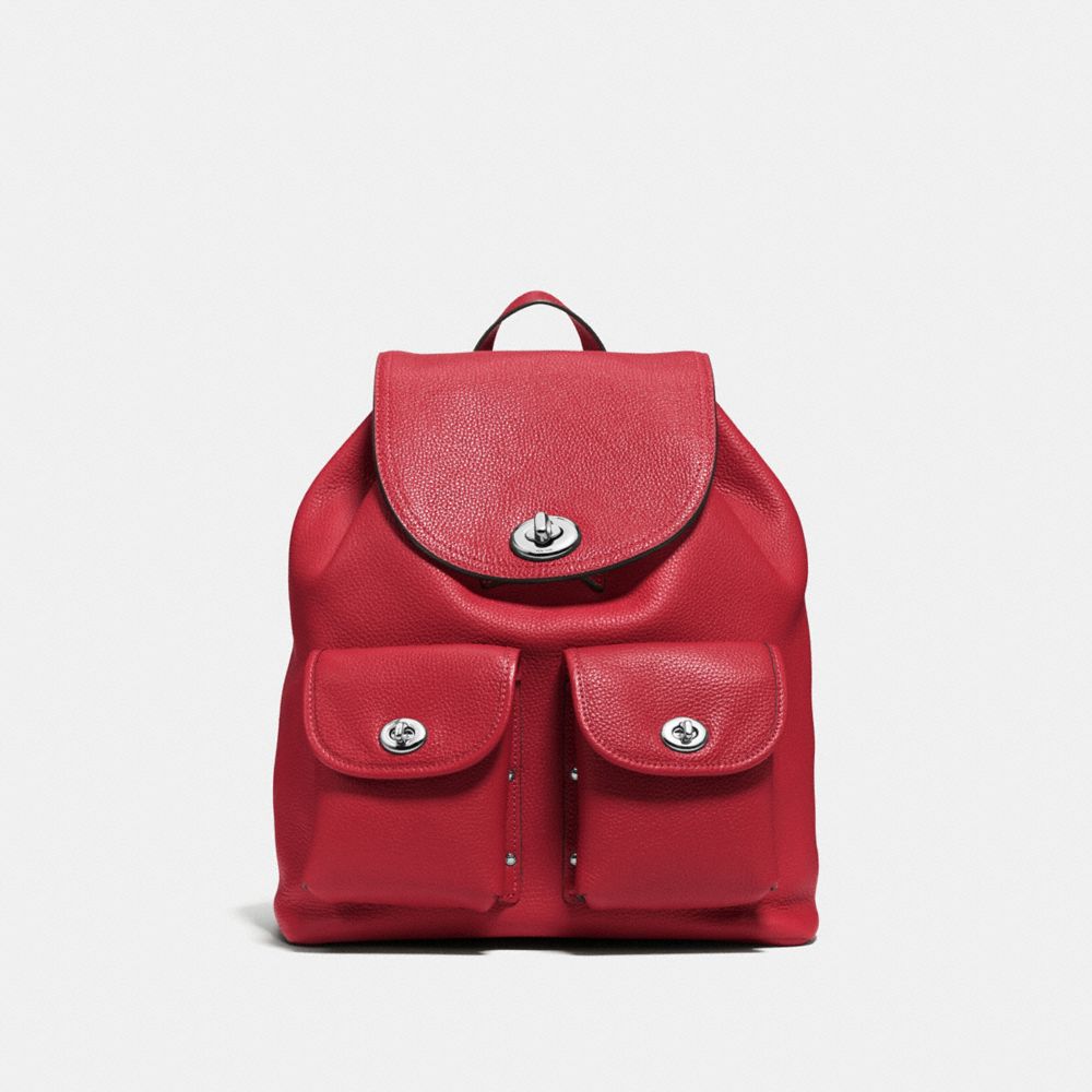TURNLOCK RUCKSACK - F37582 - RED CURRANT/SILVER
