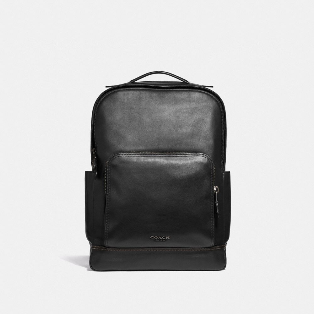 COACH F37599 Graham Backpack BLACK/BLACK ANTIQUE NICKEL