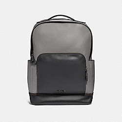 COACH F37599 Graham Backpack HEATHER GREY/BLACK ANTIQUE NICKEL