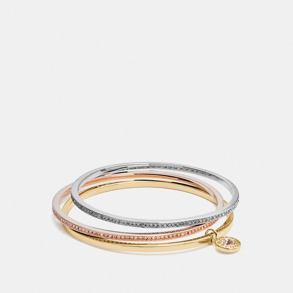 BOXED BANGLE SET - COACH F37602 - MULTICOLOR
