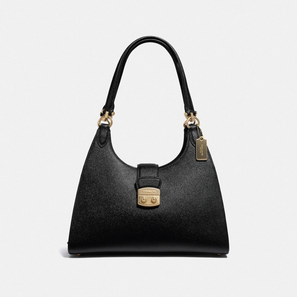 AVARY SHOULDER BAG - F37606 - BLACK/LIGHT GOLD