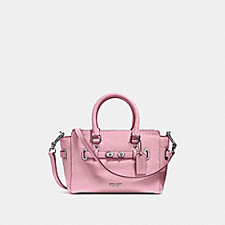 MINI BLAKE CARRYALL - COACH f37635 - SILVER/BLUSH 2