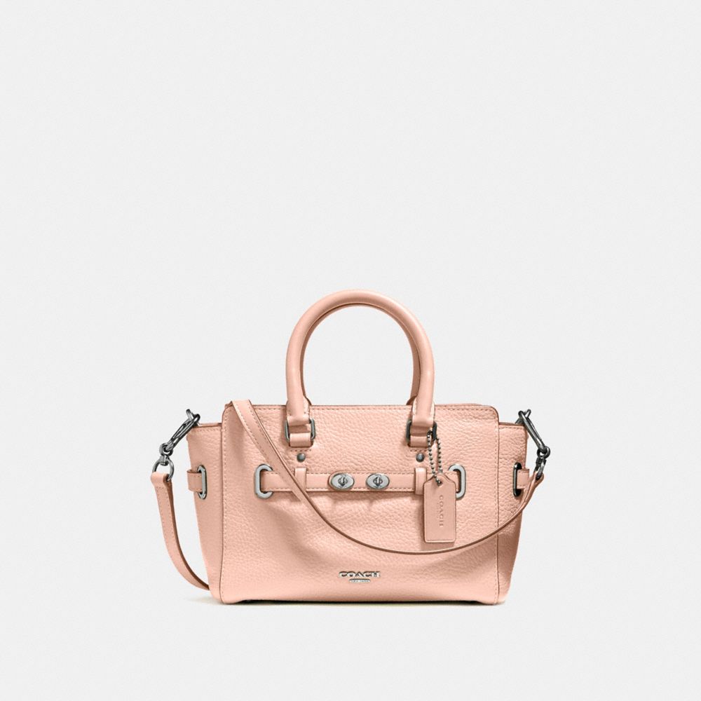 MINI BLAKE CARRYALL - COACH f37635 - SILVER/LIGHT PINK