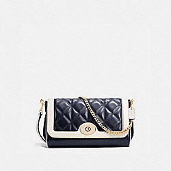 COACH F37723 - RUBY CROSSBODY IN QUILTED CALF LEATHER IMITATION GOLD/MIDNIGHT/CHALK