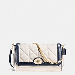 COACH RUBY CROSSBODY IN QUILTED CALF LEATHER - IMITATION GOLD/CHALK/MIDNIGHT - F37723