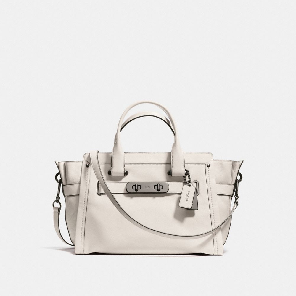 COACH F37732 COACH SOFT SWAGGER CHALK/DARK-GUNMETAL