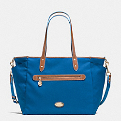 SAWYER BABY BAG IN POLYESTER TWILL - f37758 - IMITATION GOLD/BRIGHT MINERAL