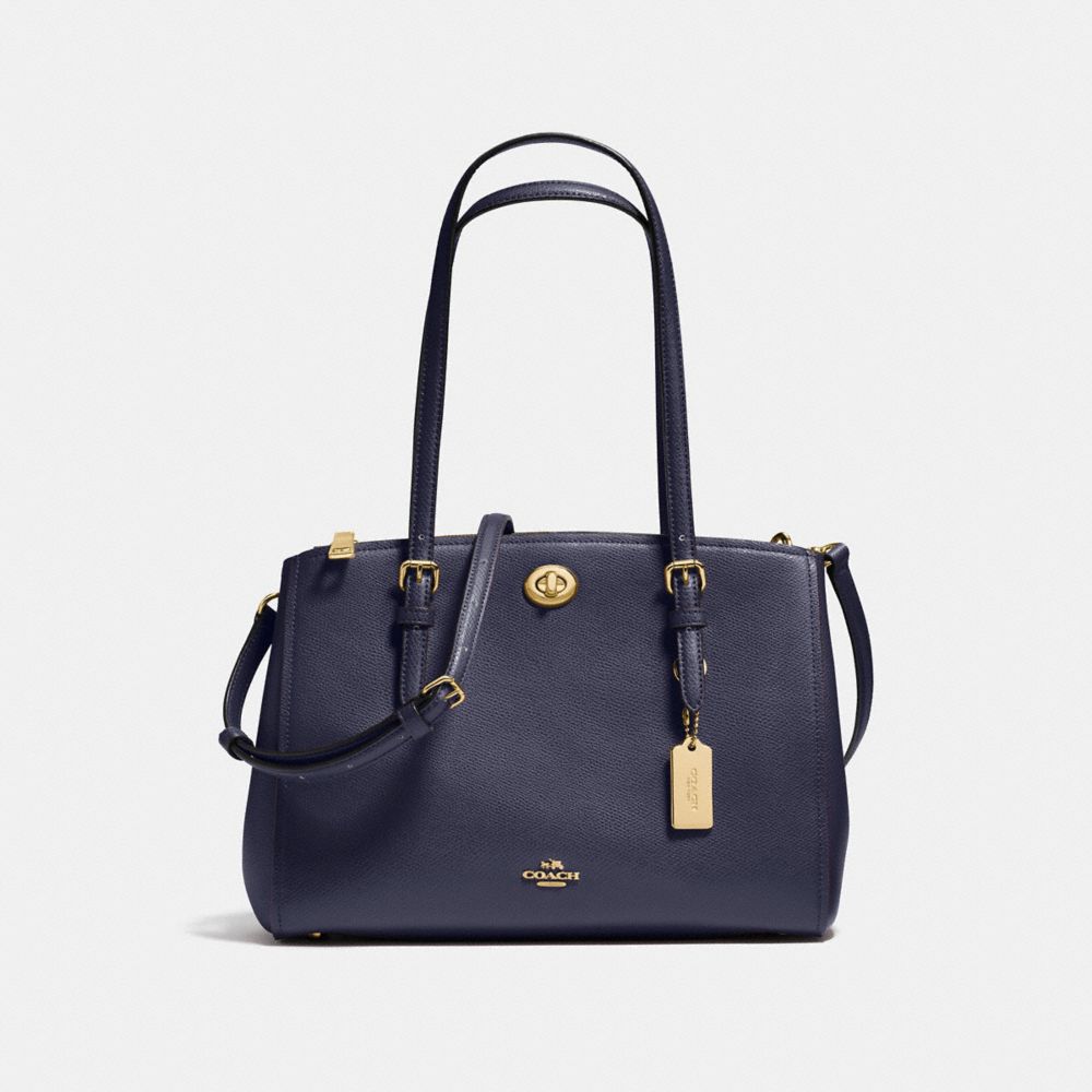 TURNLOCK CARRYALL 29 - COACH f37782 - NAVY/LIGHT GOLD