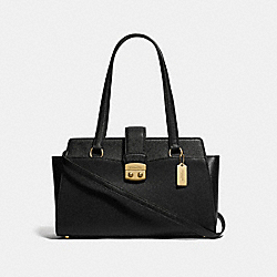 AVARY CARRYALL - F37832 - BLACK/IMITATION GOLD