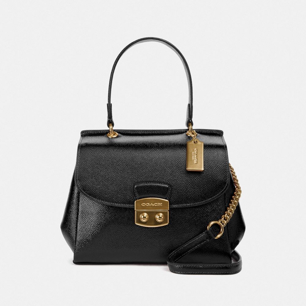 COACH F37833 AVARY CROSSBODY BLACK/LIGHT GOLD