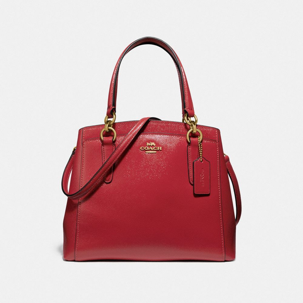 MINETTA CROSSBODY - RUBY/LIGHT GOLD - COACH F37837