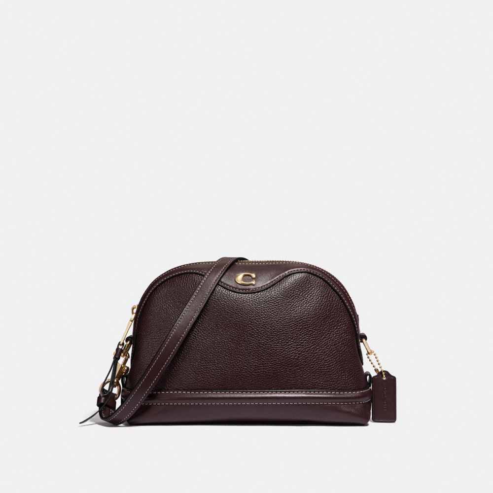 COACH IVIE CROSSBODY - OXBLOOD 1/LIGHT GOLD - F37863