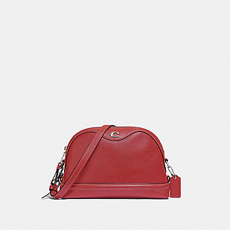 COACH F37863 IVIE CROSSBODY WASHED RED/SILVER