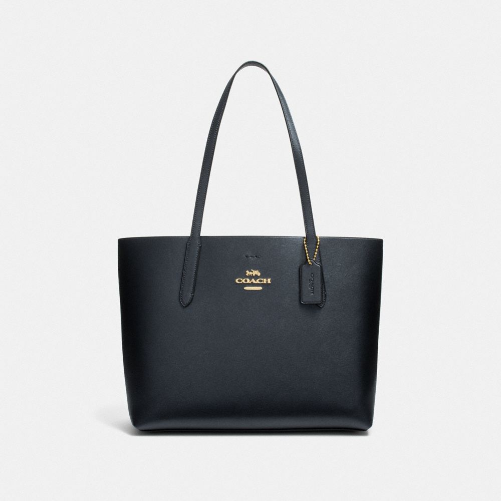 COACH F37871 - AVENUE TOTE METALLIC DENIM/MIDNIGHT/LIGHT GOLD