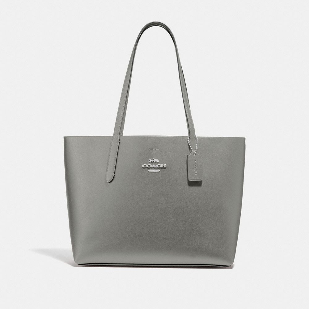 COACH F37871 Avenue Tote GUNMETAL/BLACK/SILVER