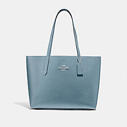 AVENUE TOTE - CORNFLOWER/METALLIC MIDNIGHT/SILVER - COACH F37871