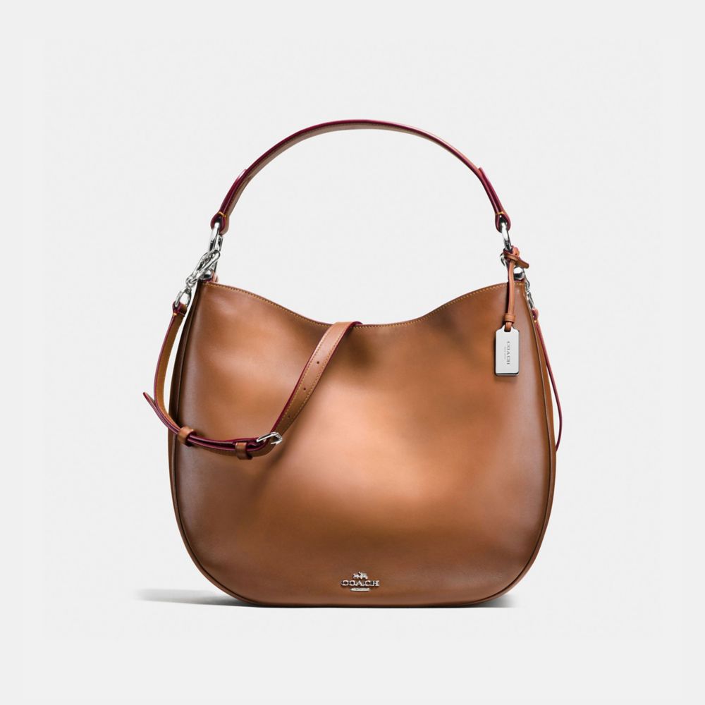 COACH F37905 Mae Hobo SILVER/SADDLE