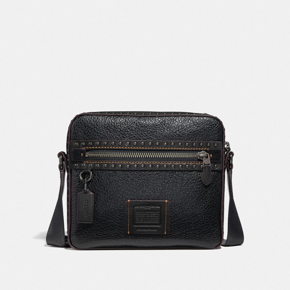 COACH F37982 - DYLAN 27 WITH RIVETS - JI/BLACK | COACH MEN