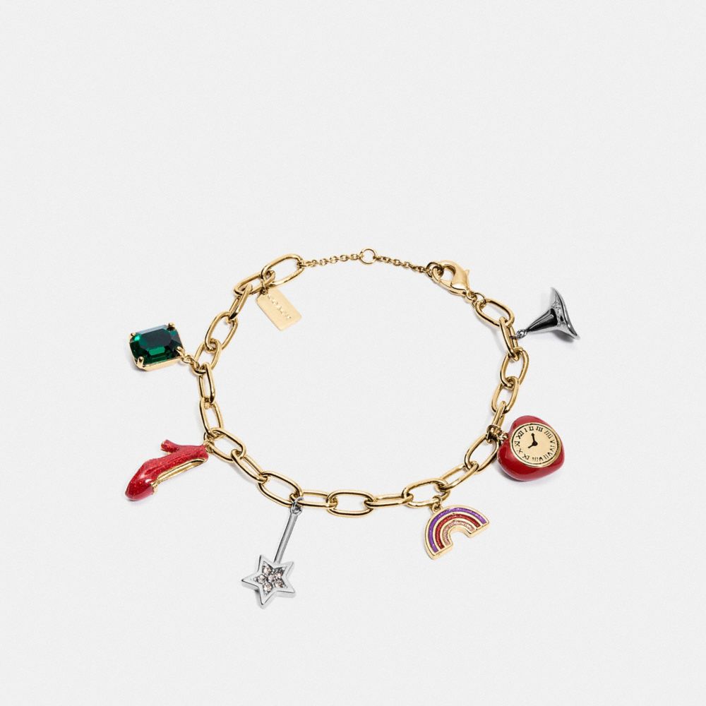 COACH F38034 Wizard Of Oz Charm Bracelet MULTI/GOLD