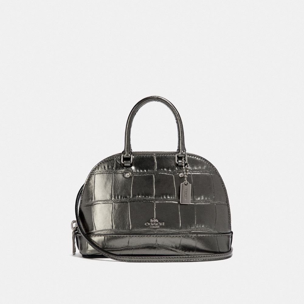 COACH F38043 - MICRO MINI SIERRA SATCHEL GUNMETAL/SILVER