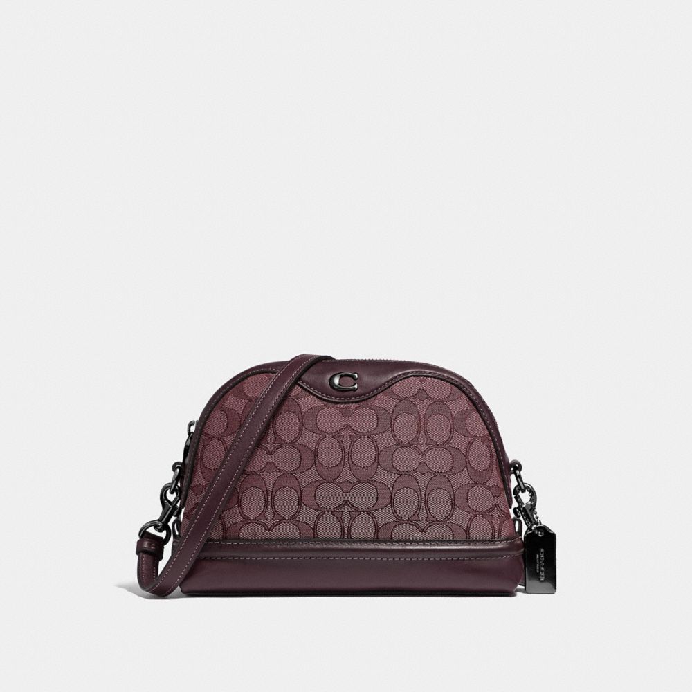 Coach ivie bennett satchel in signature jacquard hot sale