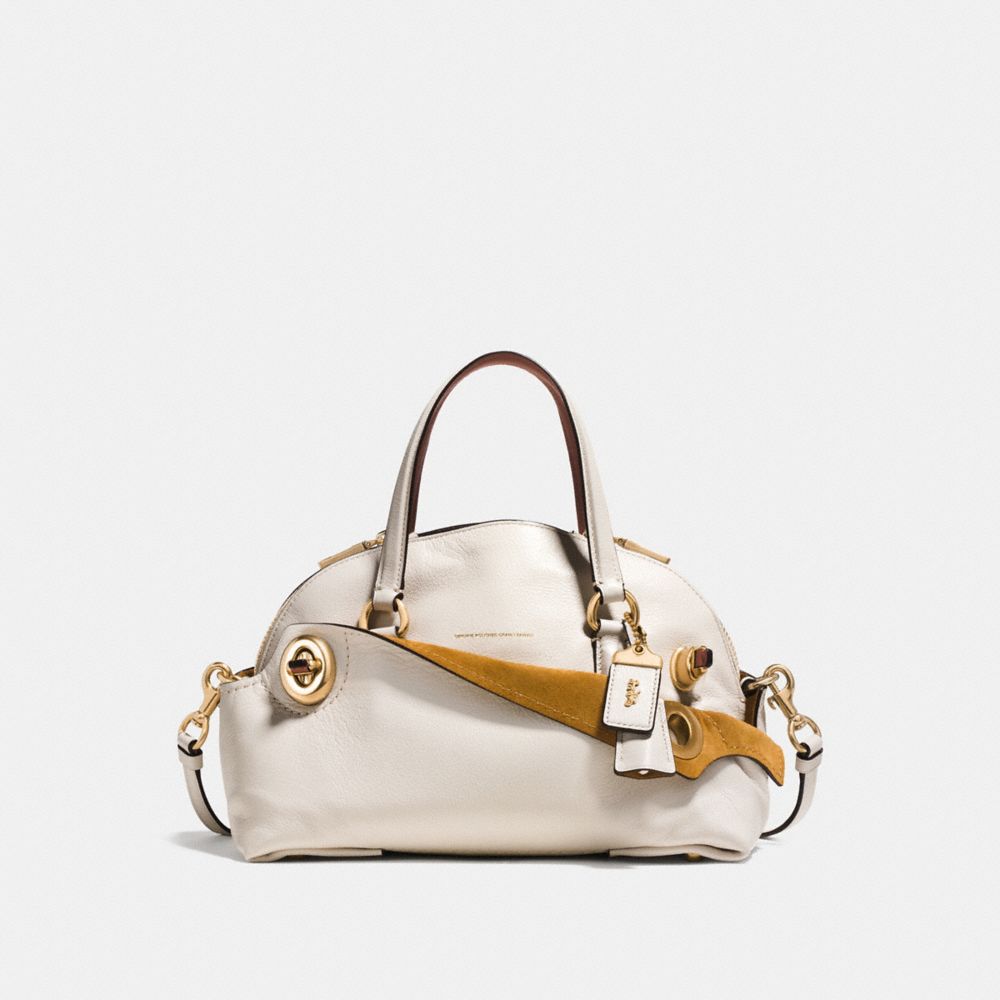 COACH F38190 OUTLAW SATCHEL 36 CHALK/OLD-BRASS