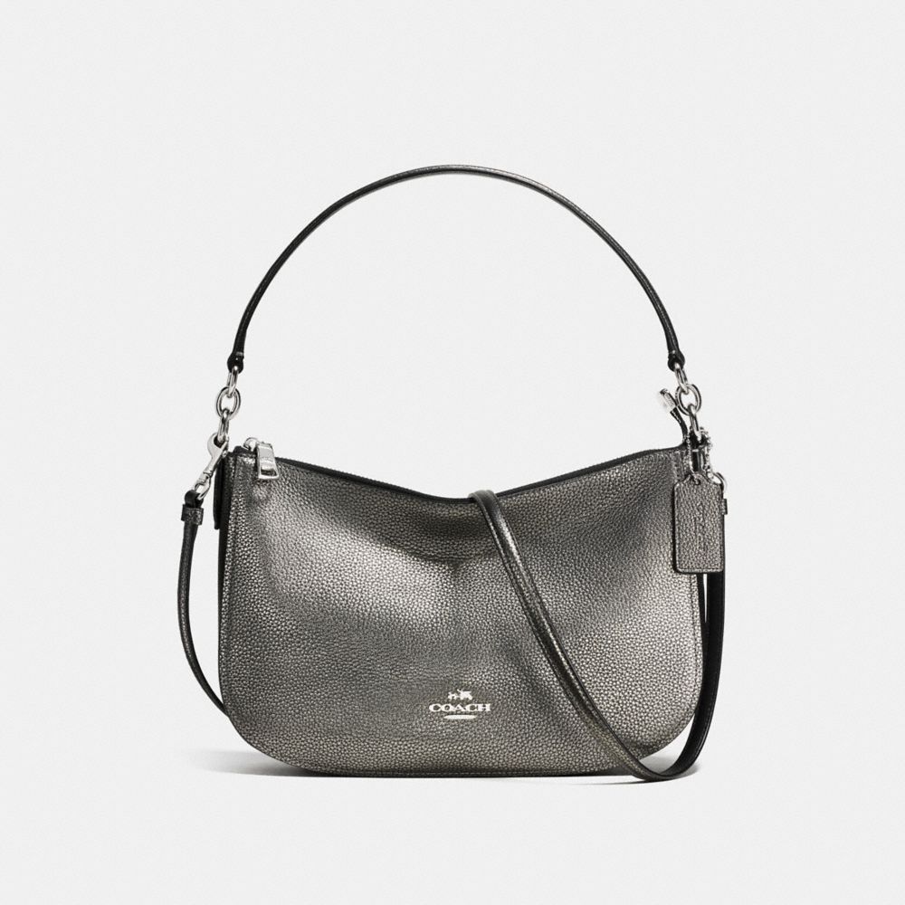 COACH F38216 CHELSEA CROSSBODY SILVER/GUNMETAL