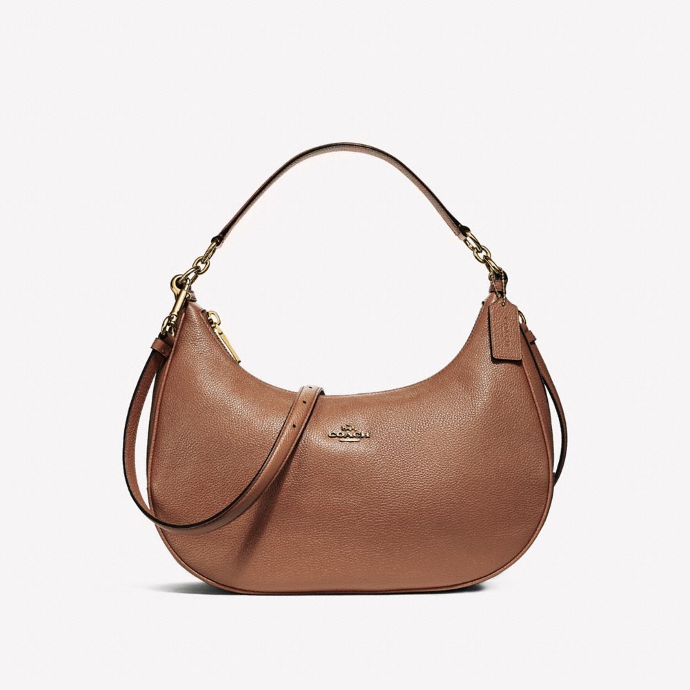 COACH F38250 EAST/WEST HARLEY HOBO SADDLE-2/LIGHT-GOLD