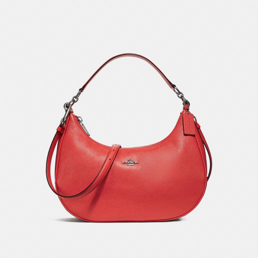 COACH F38250 East/west Harley Hobo SILVER/WATERMELON