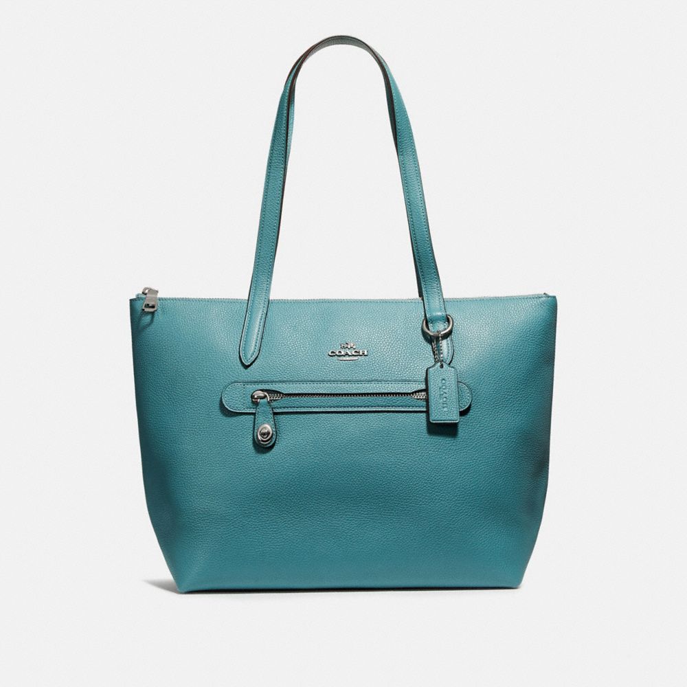 COACH F38312 Taylor Tote MARINE/SILVER