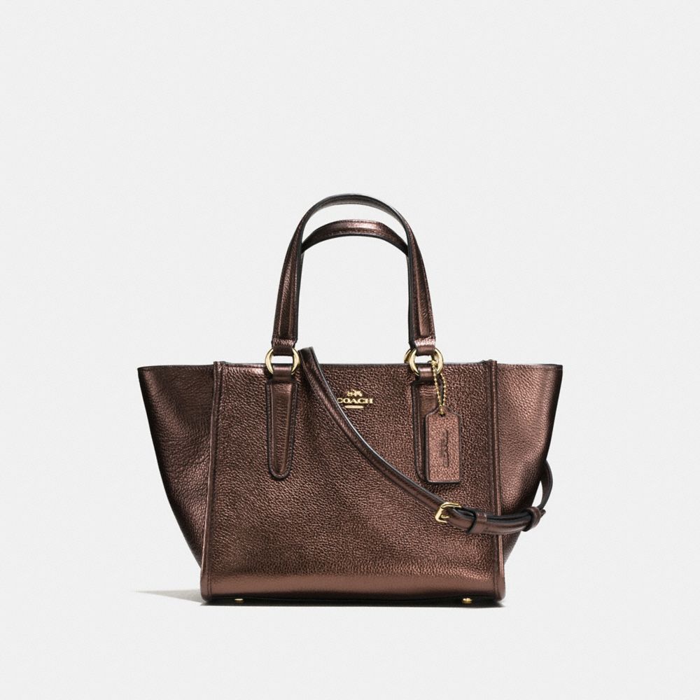 COACH F38321 MINI CROSBY CARRYALL BRONZE/LIGHT-GOLD