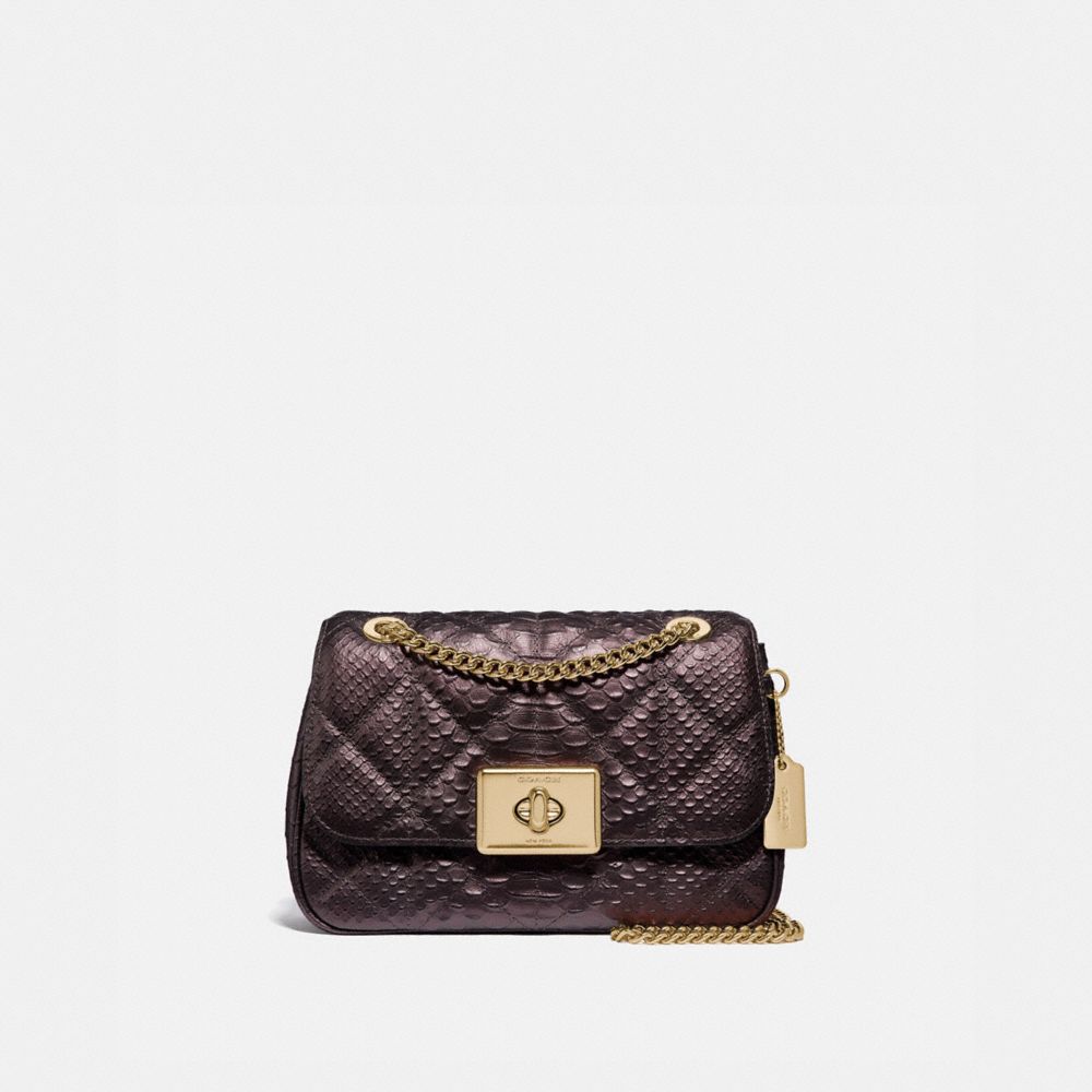 COACH F38340 - CASSIDY CROSSBODY WITH QUILTING OXBLOOD 1/LIGHT GOLD