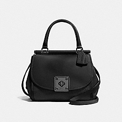 COACH DRIFTER TOP HANDLE - MATTE BLACK/BLACK - F38388