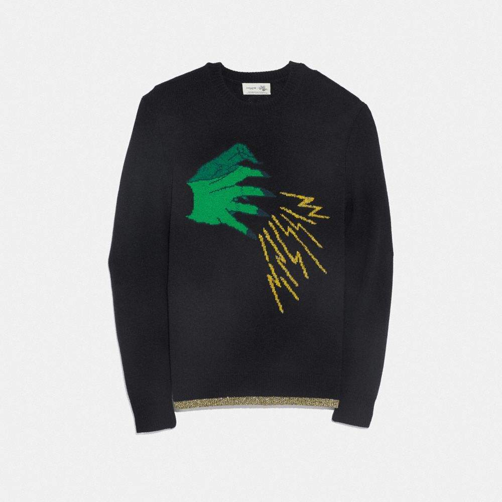 WICKED WITCH SWEATER - BLACK - COACH F38594