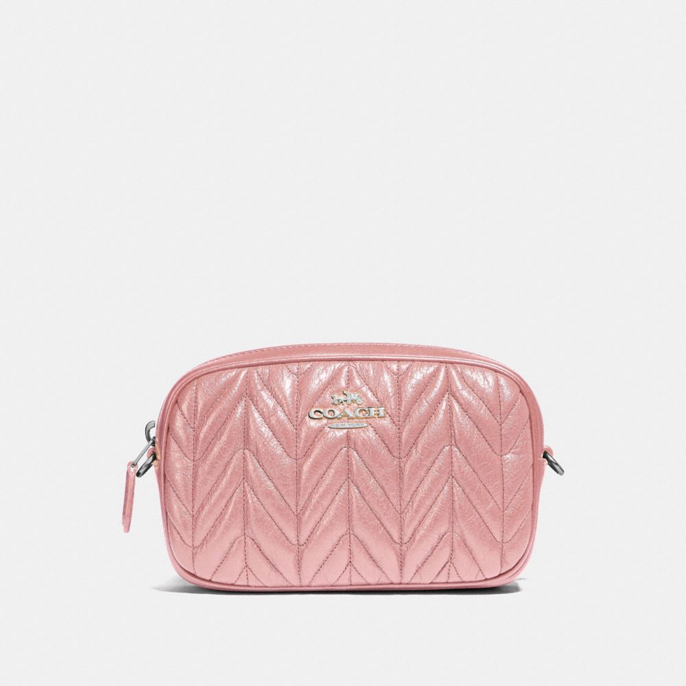 CONVERTIBLE BELT BAG WITH QUILTING - SV/PETAL - COACH F38678