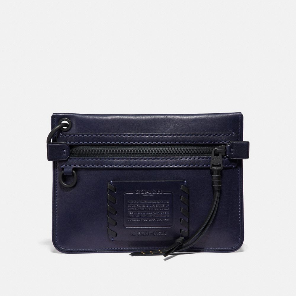 COACH F38724 POUCH 22 WITH WHIPSTITCH DARK NAVY