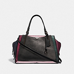 COACH F38842 - DREAMER 36 IN COLORBLOCK METALLIC GRAPHITE MULTI/PEWTER