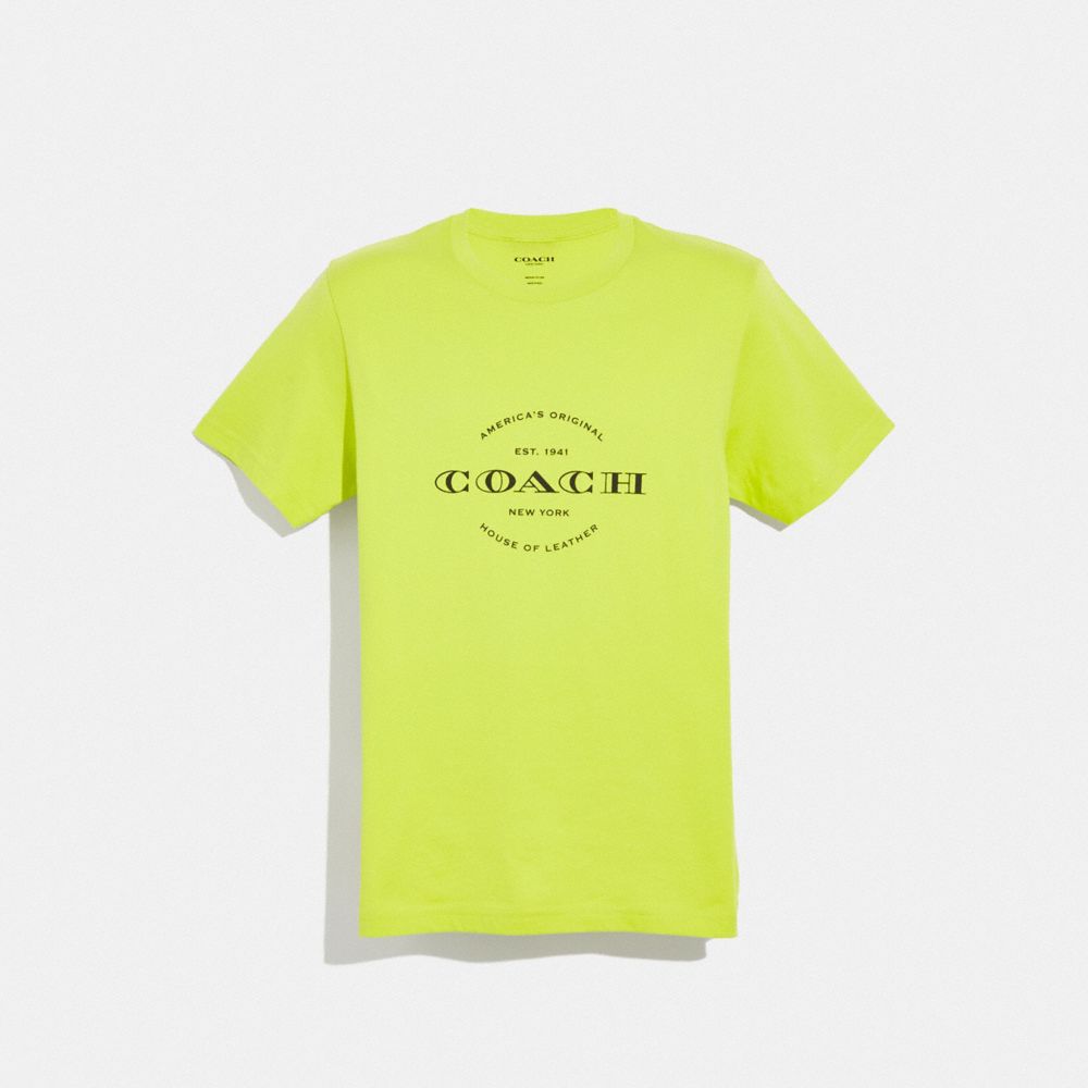 COACH F38889 Neon T-shirt NEON YELLOW