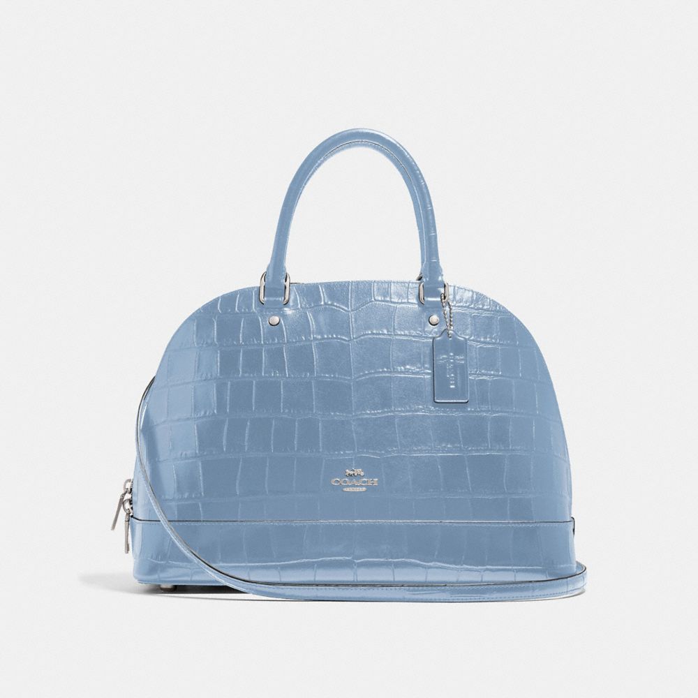 COACH F38954 Sierra Satchel CORNFLOWER/SILVER