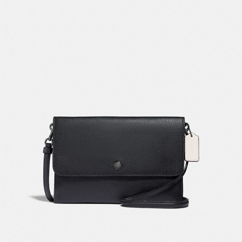 TRIPLE CROSSBODY IN COLORBLOCK - F38979 - GM/BLACK MULTI