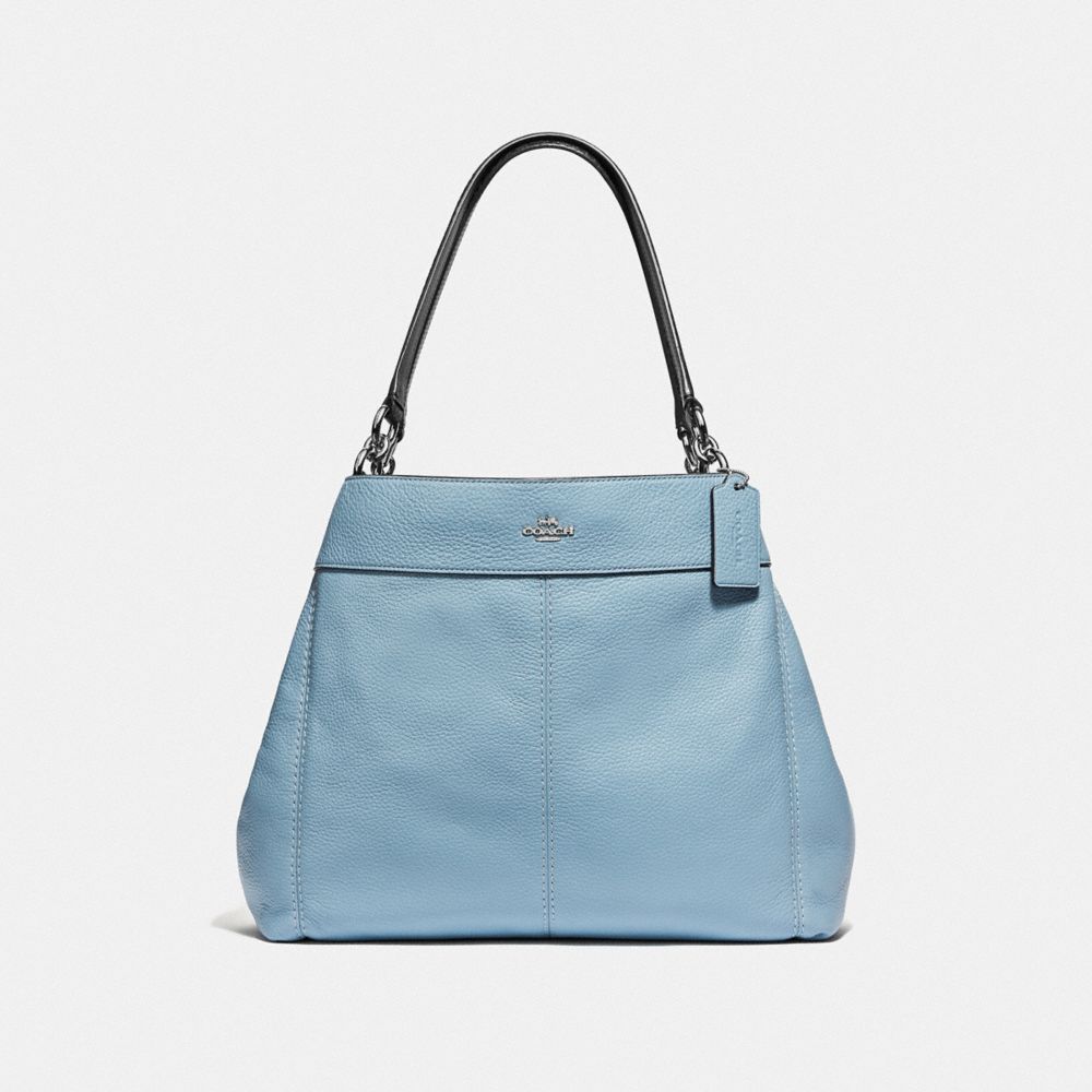 COACH LEXY SHOULDER BAG - CORNFLOWER/MIDNIGHT/SILVER - F38991