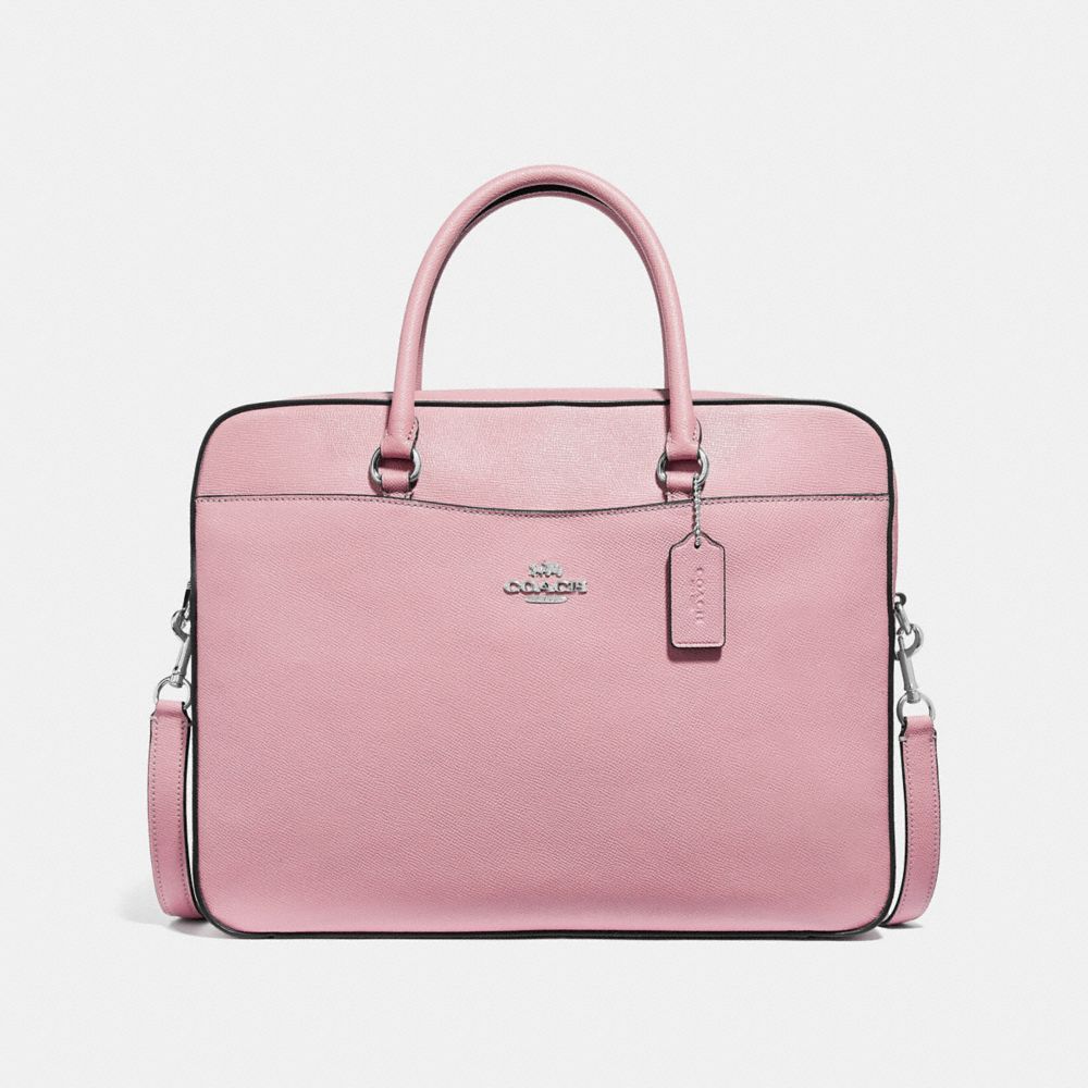 COACH LAPTOP BAG - CARNATION/SILVER - F39022