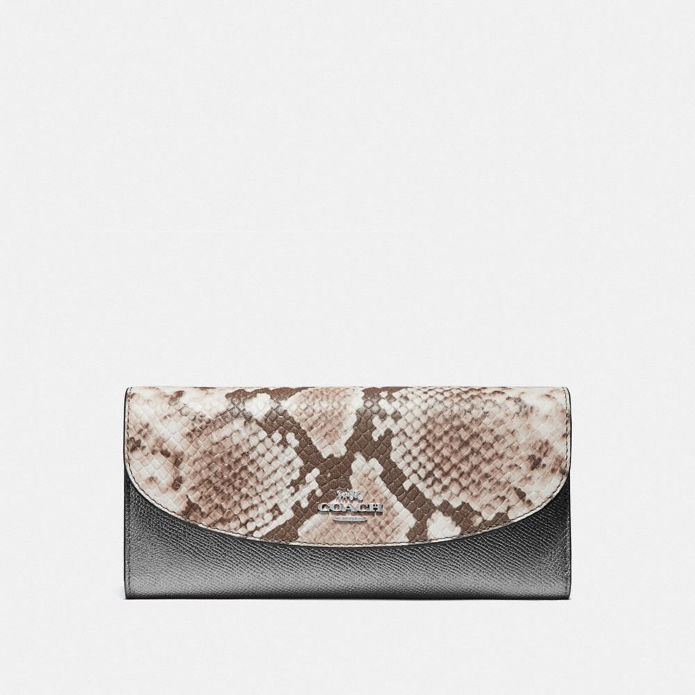 SLIM ENVELOPE WALLET - GUNMETAL/SILVER - COACH F39083